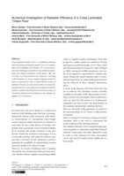 Numerical Investigation of Radiation Efficiency of a Cross-Laminated Timber Floor