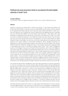 Political and socio-economic limits to counteract the bark beetle calamity in South Tyrol
