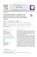 A hierarchical dataset of vegetative and reproductive growth in apple tree organs under conventional and non-limited carbon resources
