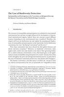 The Case of Biodiversity Protection: Sustainability and Participation in the Convention on Biological Diversity, the Ramsar Convention, and the World Heritage Convention