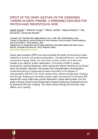 Effect of the grape cultivar on the condensed tannins in seeds powder, a renewable resource for protein haze prevention in wine