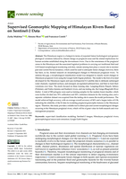 Supervised geomorphic mapping of Himalayan rivers based on Sentinel-2 data