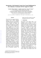 Introducing a Gold Standard Corpus from Young Multilinguals for the Evaluation of Automatic UD-PoS Taggers for Italian