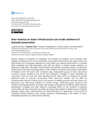 Over-reliance on water infrastructure can erode resilience of drylands pastoralists