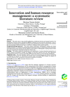 Innovation and human resource management: a systematic literature review