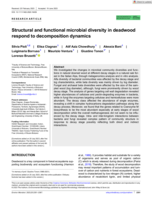 Structural and functional microbial diversity in deadwood respond to decomposition dynamics