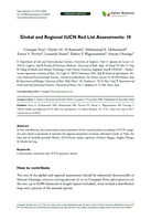 Global and Regional IUCN Red List Assessments: 10