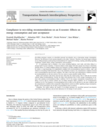 Compliance to eco-riding recommendations on an E-scooter: Effects on energy consumption and user acceptance