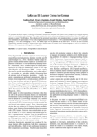 KoKo: An L1 Learner Corpus for German