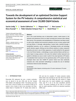 Towards the development of an optimized Decision Support System for the PV industry: A comprehensive statistical and economical assessment of over 35,000 O&M tickets