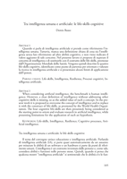 Tra intelligenza umana e artificiale: le life-skills cognitive