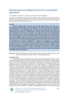 Biostimulants as ecological horizon for a sustainable agriculture
