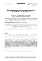 Comparative chromosome studies in species of subtribe Orchidinae (Orchidaceae)