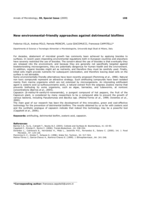 New environmental-friendly approaches against detrimental biofilms