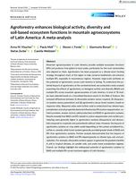 Agroforestry enhances biological activity, diversity and soil-based ecosystem functions in mountain agroecosystems of Latin America: A meta-analysis