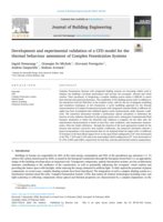 Development and experimental validation of a CFD model for the thermal behaviour assessment of Complex Fenestration Systems