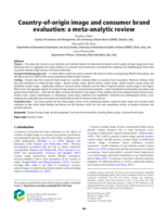 Country-of-Origin Image and Consumer Brand Evaluation: A Meta-Analytic Review