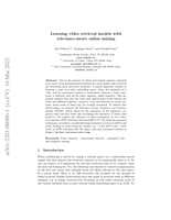 Learning Video Retrieval Models with&nbsp;Relevance-Aware Online Mining