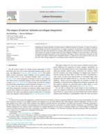 The impact of natives’ attitudes on refugee integration