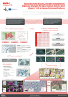 Towards multi-hazard, border-independent exposure analysis for operational climate and disaster risk preparedness applications