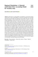 Regional Metabolism: A Material and Product Flow Accounting Model for Trentino, Italy