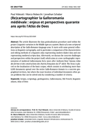 (Re)cartographier la Galloromania médiévale: enjeux et perspectives quarante ans après l’Atlas de Dees