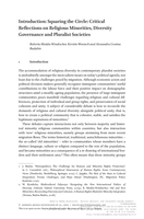Introduction: Squaring the Circle: Critical Reflections on Religious Minorities, Diversity Governance and Pluralist Societies