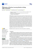 Application of Machine Learning Models to Bridge Afflux Estimation