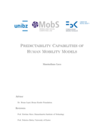 Predictability Capabilities of Human Mobility Models