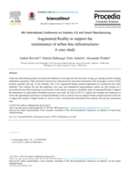 Augmented Reality to support the maintenance of urban-line infrastructures: A case study