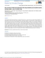 Bias correction of ERA5-Land temperature data using standalone and ensemble machine learning models: a case of northern Italy