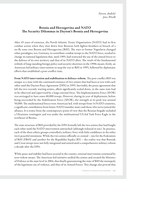 Bosnia and Herzegovina and NATO: The Security Dilemmas in Dayton’s Bosnia and Herzegovina
