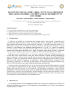 Quanto influisce la scelta degli input nella previsione della domanda idrica con reti neurali ricorrenti? Un caso di studio