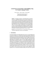 Assisted Process Knowledge Graph Building Using Pre-Trained Language Models