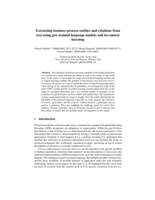 Extracting Business Process Entities and Relations from Text Using Pre-trained Language Models and In-Context Learning