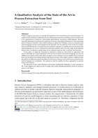 A Qualitative Analysis of the State of the Art in Process Extraction from Text