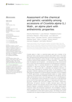 Assessment of the chemical and genetic variability among accessions of Cicerbita alpina (L.) Wallr., an alpine plant with anthelmintic properties.