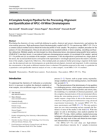 A Complete Analysis Pipeline for the Processing, Alignment and Quantification of HPLC–UV Wine Chromatograms
