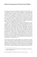 Editorial: Consequences of Child and Youth Welfare