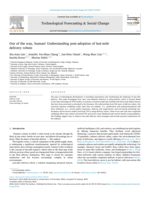 Out of the way, human! Understanding post-adoption of last-mile delivery robots