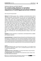 Co-constructing devices in narrative sequences of multilingual preschool children