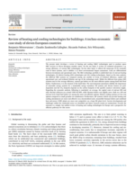 Review of heating and cooling technologies for buildings: A techno-economic case study of eleven European countries