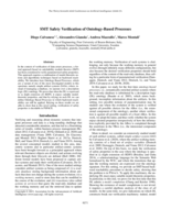 SMT Safety Verification of Ontology-Based Processes