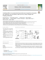 Combined effect of a neonicotinoid insecticide and a fungicide on honeybee gut epithelium and microbiota, adult survival, colony strength and foraging preferences