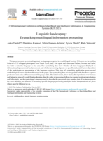 Linguistic landscaping: Eyetracking multilingual information processing