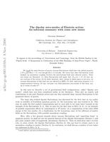 The dipolar zero-modes of Einstein action: An informal summary with some new issues