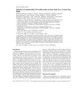 Induction of antimicrobial 3-deoxyflavonoids in pome fruit trees controls fire blight
