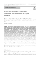 Who Cares About Data? Ambivalence, Translation, and Attentiveness in Asylum Casework