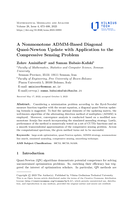 A Nonmonotone ADMM-Based Diagonal Quasi-Newton Update with Application to the Compressive Sensing Problem