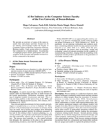 AI for Industry at the Computer Science Faculty of the Free University of Bozen-Bolzano